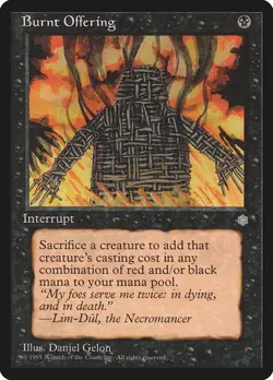 MTG - Burnt Offering - Ice Age - Magic the Gathering - Image 1