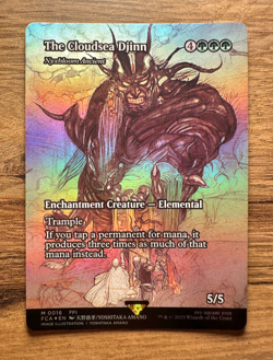 Magic MTG Final Fantasy The Cloudsea Djinn #16 *FOIL* Through The Ages Mythic - Image 1