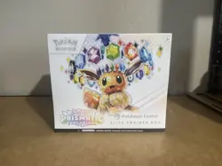 Prismatic Evolutions Pokemon Center Elite Trainer Box ETB - New - DAMAGED Shrink - Image 1