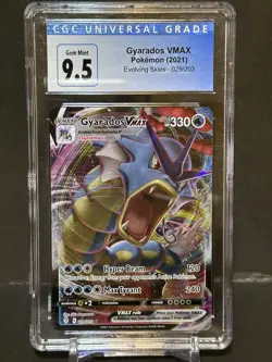 Gyarados VMAX Pokemon (2021) Evolving Skies - 029/203 Holo CGC 9.5 - Image 1