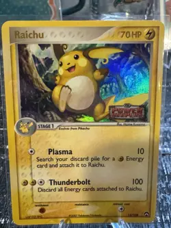 Pokemon Raichu Ex Power Keepers Holo Rare 12/108 - Image 1