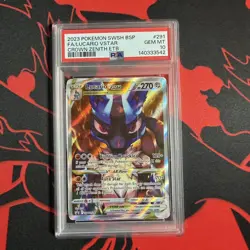 Pokemon 2023 Lucario VSTAR SWSH291 Full Art Crown Zenith ETB Promo PSA 10 - Image 1