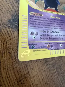 Pokemon Gengar 13/165 Expedition Base Set 2002 Stage 2 90 HP Rare Nintendo - Image 4