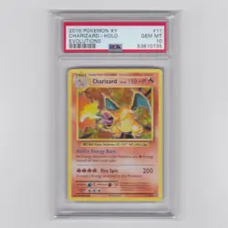 2016 Pokemon XY Evolutions 11/108 Charizard Holo PSA 10 GEM MINT - Image 1