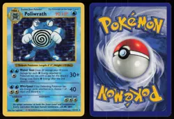 Poliwrath 13/102 Rare Shadowless Holo Base Set Pokemon - Image 3