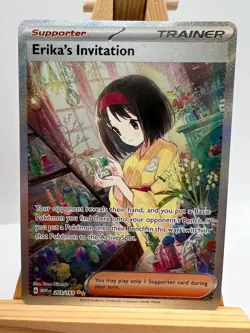 Pokemon TCG - S&V 151 - 203/165 Erika's Invitation - SIR - NM/M - Image 1