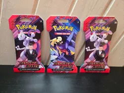 Pokemon Destined Rivals Sleeved Booster Packs x3 NEW & SEALED - Image 1