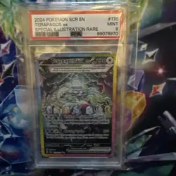 2024 POKEMON SCR EN STELLAR CROWN #170 TERAPAGOS EX SPECIAL ILLUSTRATION PSA 9 - Image 1