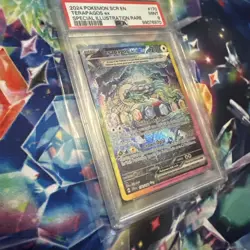 2024 POKEMON SCR EN STELLAR CROWN #170 TERAPAGOS EX SPECIAL ILLUSTRATION PSA 9 - Image 3