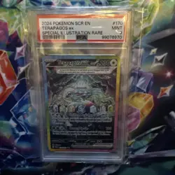 2024 POKEMON SCR EN STELLAR CROWN #170 TERAPAGOS EX SPECIAL ILLUSTRATION PSA 9 - Image 4
