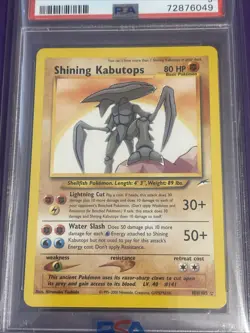 2002 Pokemon Neo Destiny #108 Shining Kabutops PSA 9 MINT - Image 2