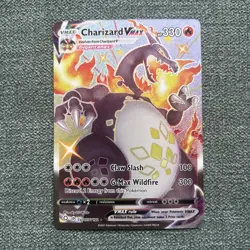 Pokemon Charizard VMAX SV107/SV122 Shining Fates Shiny Vault Full Art Holo Rare - Image 1