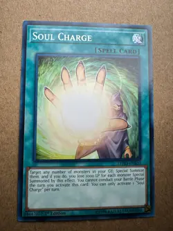 Soul Charge LEHD-ENB20 Legendary Hero Decks 1st Edition Yugioh - Image 1