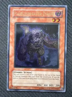 Yugioh Plaguespreader Zombie Unlimited Edition Ultimate Rare CSOC-EN031 NM - Image 1