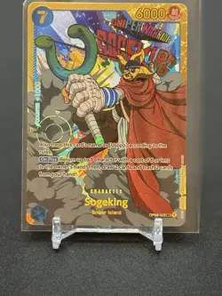 Sogeking OP03-122 SEC Alternative Art Pillars of Strength One Piece TCG Card - Image 1