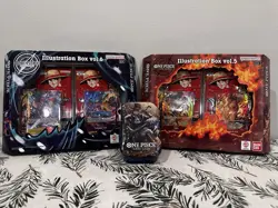 🔥Bandai Namco One Piece SEALED Illustration Box Vol.5, Vol.6 & Tin Pack Vol.2🔥 - Image 1