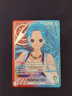 One Piece English EB03-001 Nefeltari Vivi (L) Leader Alt Art Heroines Edition - Image 1