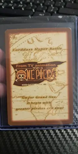 BANDAI One Piece Hyper Battle LUFFY PIRATES ZORO C401 HOLO FOIL SCARCE EARLY - Image 2