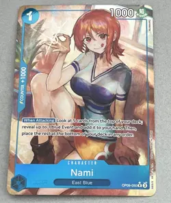 Nami OP09-050 Alt Art One Piece TCG Emperors in the New World English Near-Mint - Image 1