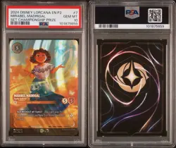 2024 MIRABEL MADRIGAL Disney Lorcana #7 Set Championship Prize PSA 10 GEM MINT - Image 3
