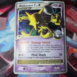 Pokemon Card - Alakazam Lv.x ex 103/111 - Platinum Rising Rivals HP - Image 1