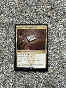 Ziatora's Proving Ground Streets of New Capenna, Magic: The Gathering Land Card - Image 1