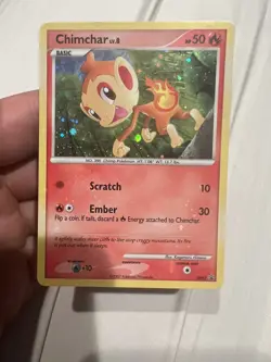 Chimchar - DP02 - Pokemon Promo Diamond & Pearl Ultra Rare Card LP - Image 1