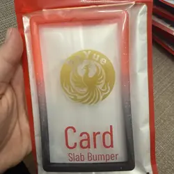 Slab Bumper - Graded Card Protector Silicone Bumper (red Black Sparkles)✨psa Cgc - Image 1