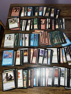 MTG Magic the Gathering 1000+ Vintage Card Lot White Boarder Revised and Up - Image 2