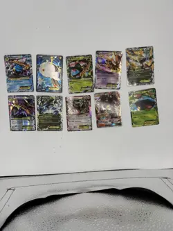 Pokemon TCG EX GX Holo Lot - 10 Cards Blastoise Venusaur Mewtwo Rayquaza Kyurem - Image 1
