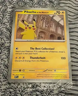 Pikachu at the Museum - Oversize- Promo Card - Item No 2 - Image 1