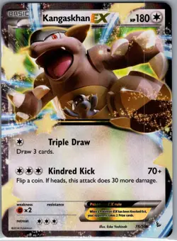 Kangaskhan EX 78/106 XY - Flashfire - Pokemon Card - LP - Image 1