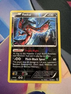 Pokemon TCG Yveltal Breakthrough Reverse Holo Card 94/162 LP Condition - Image 1