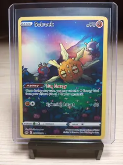 Solrock GG15/GG70 Crown Zenith: Galarian Gallery Holo Pokemon Card NM - Image 1
