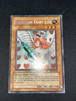 Injection Fairy Lily LOD-100 Unlimited Secret Rare Konami 2003 Yugioh Card NM - Image 1