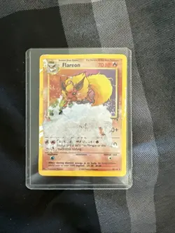 2002 Flareon #10 Legendary Collection Holo Pokemon Card Very Good Rare - Image 1
