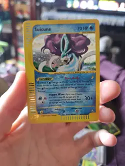 Pokemon Card Suicune H25/H32 Aquapolis Holo Foil Rare - Lightly Used - Image 1