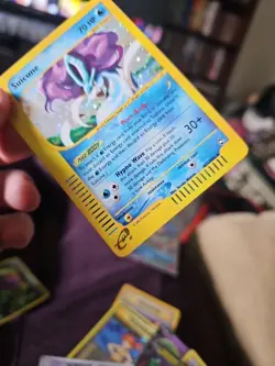 Pokemon Card Suicune H25/H32 Aquapolis Holo Foil Rare - Lightly Used - Image 4