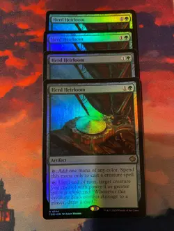 MTG Tarkir Dragonstorm Herd Heirloom Foil x 4 - Image 1