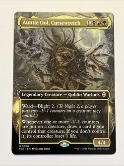 Auntie Ool, Cursewretch (Borderless) M Commander: Lorwyn Eclipsed 2 NM - Image 1