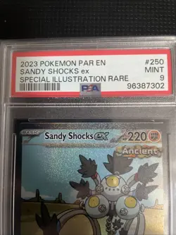 Pokemon TCG Sandy Shocks EX Paradox Rift 250/182 Special Illustration Rare PSA 9 - Image 2