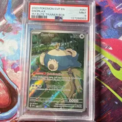 Pokemon Snorlax SVP 051 Scarlet & Violet 151 Elite Trainer Box Promo PSA 9 Holo - Image 1
