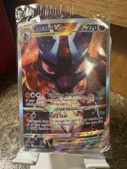 Pokemon TCG Lucario VSTAR SWSH291 Crown Zenith Promo Sealed - Image 1