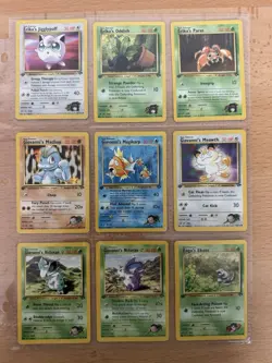 NM Complete 1st Edition Gym Challenge Set Common WOTC Non Holo 49 Pokemon Ed - Image 4