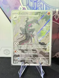 Salazzle 224/217 Full Art Holo Pokemon Ascended Heroes English Near Mint - Image 1