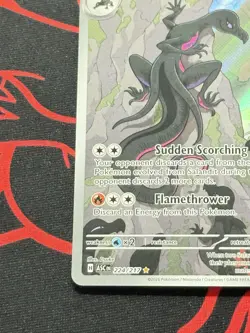 Salazzle 224/217 Full Art Holo Pokemon Ascended Heroes English Near Mint - Image 5