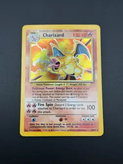 Pokemon TCG Charizard Base Set Holo NM- CONDITION - Image 3