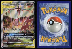 Espeon & Deoxys GX SM240 Promo SM Black Star Promos Pokemon - Image 3