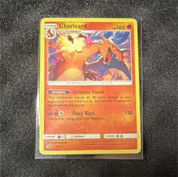 Pokemon Charizard Deck Exclusives 160 HP Resolute Flame Fiery Blast 003/070 Rare - Image 1