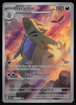 Tyranitar 222/193 Illustration Rare Paldea Evolved Pokemon - Image 1